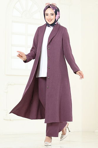 moda selvim Combined 2690SL432 Dark Lilac - Thumbnail