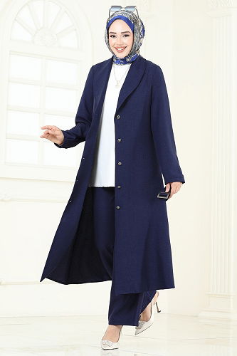 moda selvim Combined 2690SL432 Navy Blue - Thumbnail