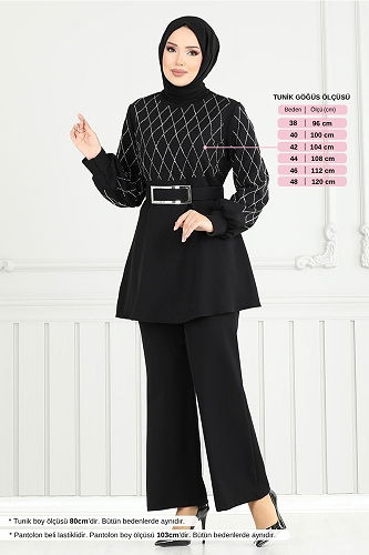 moda selvim Combined 2691SL890-M Black - Thumbnail