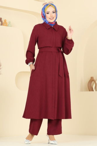 moda selvim Combined 2692SL432 Burgundy - Thumbnail