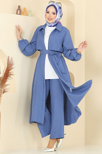 moda selvim Combined 2692SL432 Indigo - Thumbnail