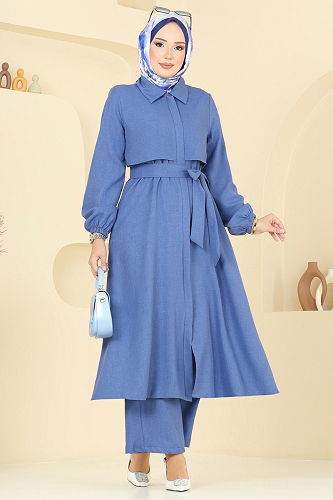 moda selvim Combined 2692SL432 Indigo - Thumbnail