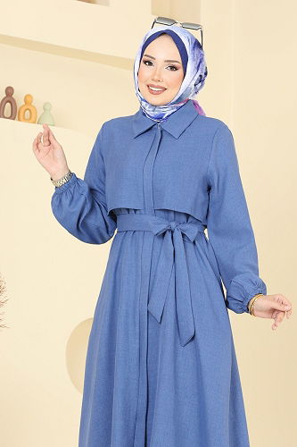 moda selvim Combined 2692SL432 Indigo - Thumbnail