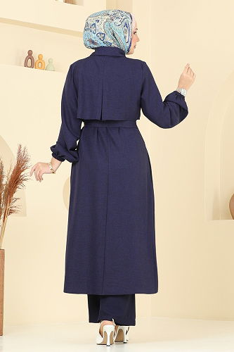 moda selvim طقم كحلي 2692SL432 - Thumbnail