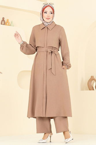 moda selvim طقم بيج 2692SL432 - Thumbnail