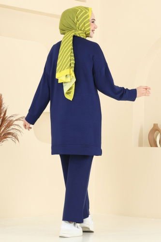moda selvim Combined 2693AYD574 Navy Blue - Thumbnail