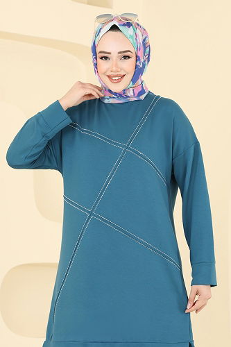 moda selvim Combined 2693AYD574 Petroleum - Thumbnail