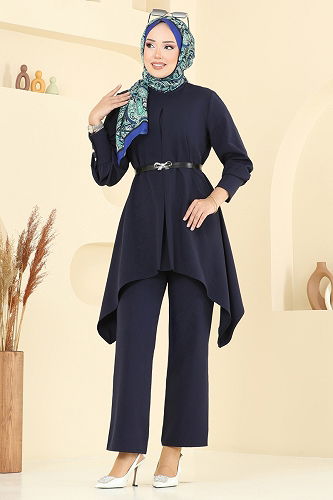 moda selvim طقم كحلي 2695SL432 - Thumbnail