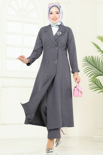 S.L. - طقم رمادي غامق 2696SL432