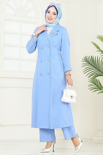 moda selvim Combined 2696SL432 Baby Blue - Thumbnail