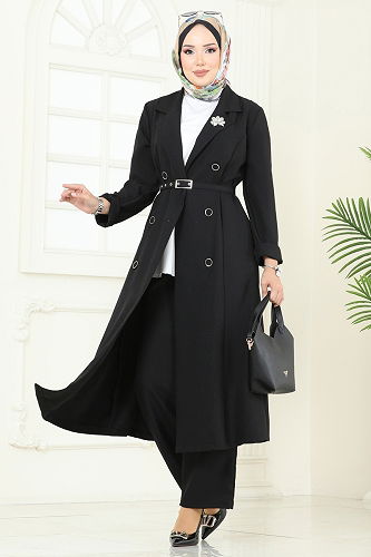 moda selvim Combined 2696SL432 Black - Thumbnail