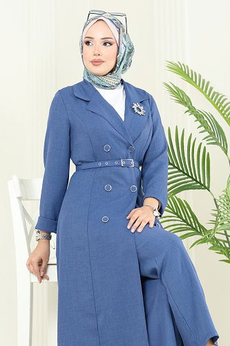 moda selvim Combined 2696SL432 Dark Indigo - Thumbnail