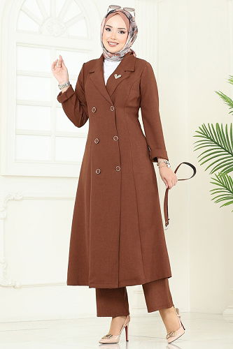 moda selvim Combined 2696SL432 Light Brown - Thumbnail