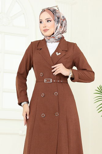 moda selvim طقم بني فاتح 2696SL432 - Thumbnail