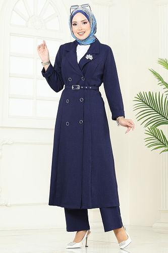 moda selvim Combined 2696SL432 Navy Blue - Thumbnail