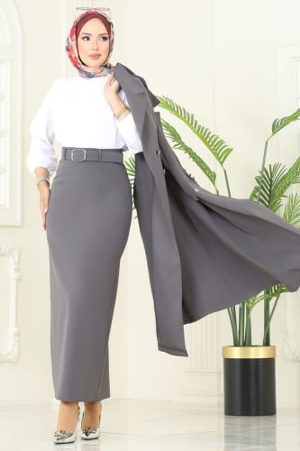 S.L. - طقم رمادي غامق 2697SL432