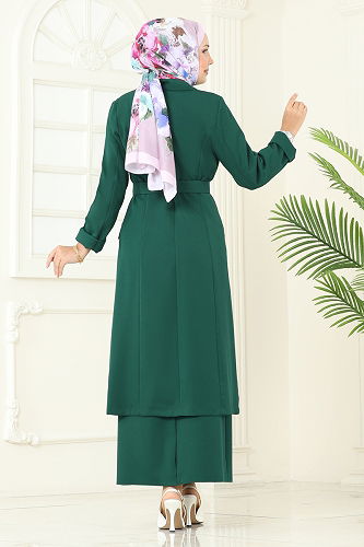 moda selvim طقم زيتي 2697SL432 - Thumbnail