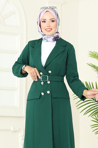 moda selvim طقم زيتي 2697SL432 - Thumbnail