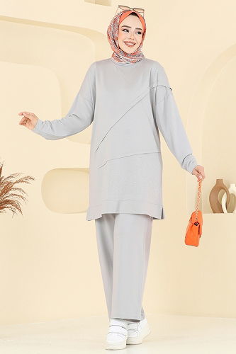 moda selvim Combined 2699AYD574 Gray - Thumbnail