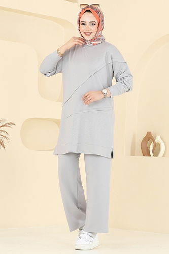 moda selvim Combined 2699AYD574 Gray - Thumbnail