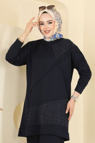 moda selvim Combined 2699AYD574 Navy Blue - Thumbnail
