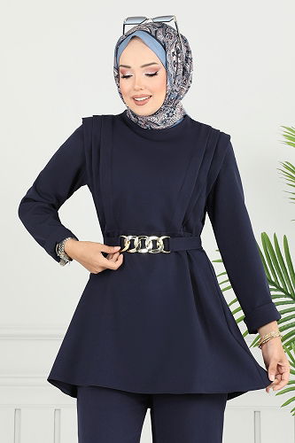 moda selvim طقم كحلي 2700SL432 - Thumbnail
