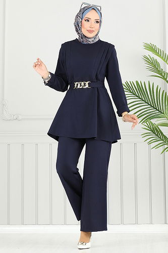 moda selvim Combined 2700SL890-M Navy Blue - Thumbnail