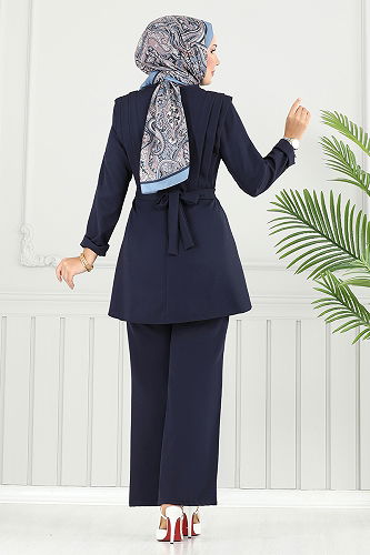 moda selvim Combined 2700SL890-M Navy Blue - Thumbnail