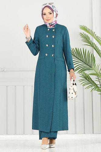 moda selvim طقم بترولي 2701SL432 - Thumbnail