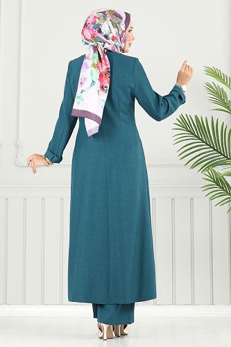 moda selvim طقم بترولي 2701SL432 - Thumbnail