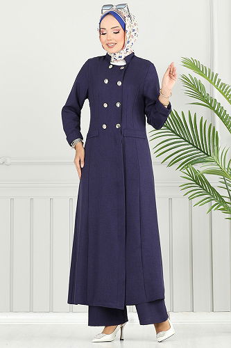 moda selvim Combined 2701SL890-M Navy Blue - Thumbnail