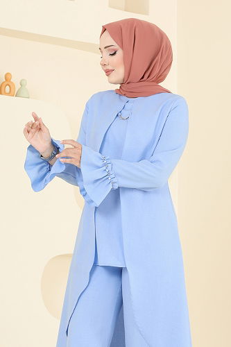 moda selvim Combined 2702SL432 Baby Blue - Thumbnail