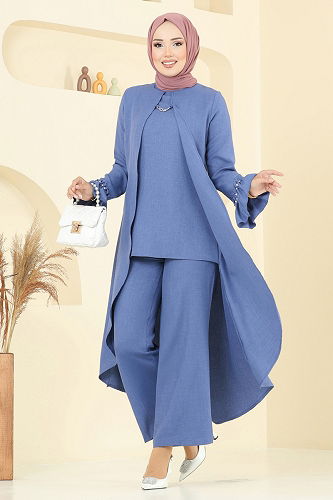 moda selvim Combined 2702SL432 Light Indigo - Thumbnail