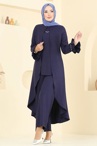 moda selvim Combined 2702SL432 Navy Blue - Thumbnail