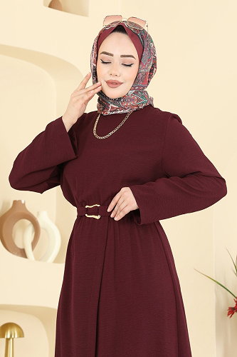 moda selvim Combined 2702TPK1167 Burgundy - Thumbnail