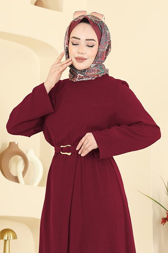 moda selvim Combined 2702TPK1167 Light Burgundy - Thumbnail