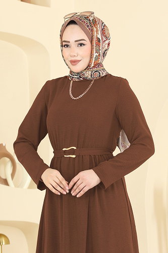 moda selvim طقم عسلي 2702TPK1167 - Thumbnail