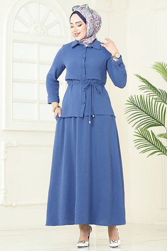 moda selvim Combined 2703SL432 Light Indigo - Thumbnail