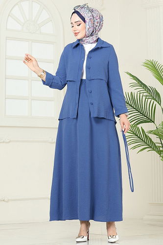 moda selvim Combined 2703SL432 Light Indigo - Thumbnail