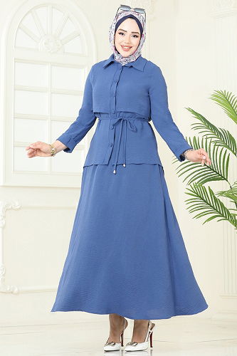 moda selvim Combined 2703SL432 Light Indigo - Thumbnail