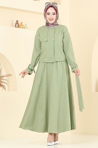 moda selvim Combined 2704SL432 Almond Green - Thumbnail