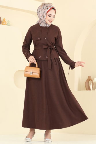 S.L. - طقم بني غامق 2704SL432