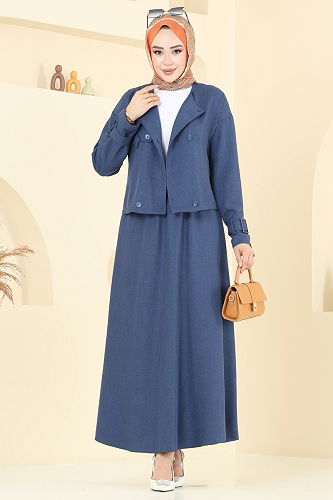 moda selvim Combined 2704SL432 Dark Indigo - Thumbnail