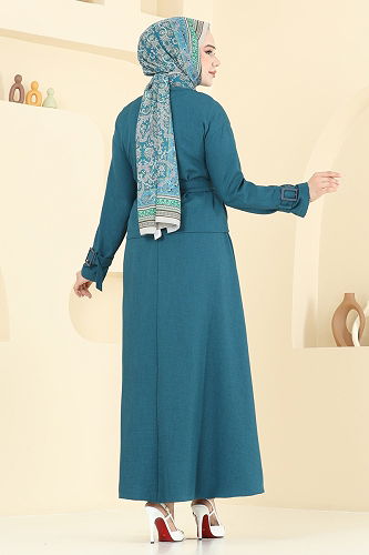 moda selvim طقم بترولي 2704SL432 - Thumbnail