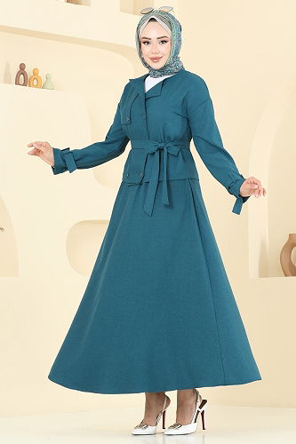 moda selvim طقم بترولي 2704SL432 - Thumbnail