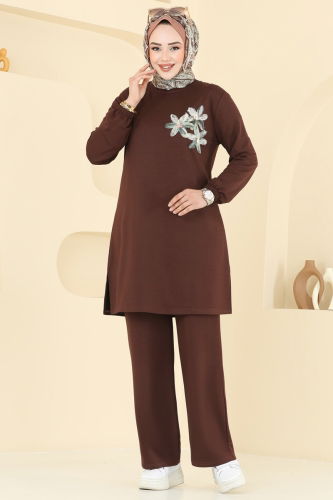 moda selvim Combined 2706AYD574 Brown - Thumbnail