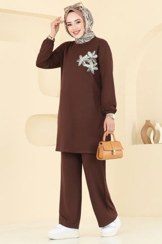 moda selvim Combined 2706AYD574 Brown - Thumbnail