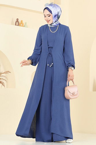 moda selvim طقم ازرق 2706SL432 - Thumbnail