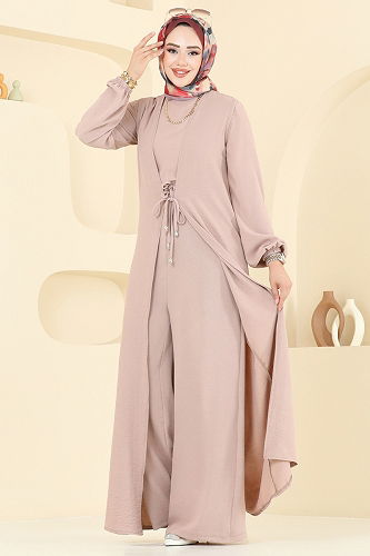 moda selvim طقم بيج 2706SL432 - Thumbnail