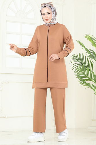 moda selvim طقم لاتيه 2707AYD574 - Thumbnail